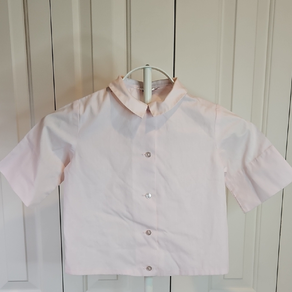 Vintage Macshore Classics Light Pink Kids Button Down Shirt 6 Shore Smooth 80s